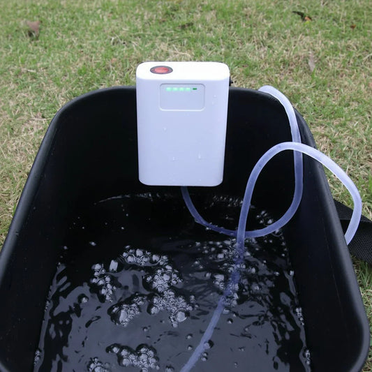 Draagbare USB luchtpomp voor aquarium en vistas