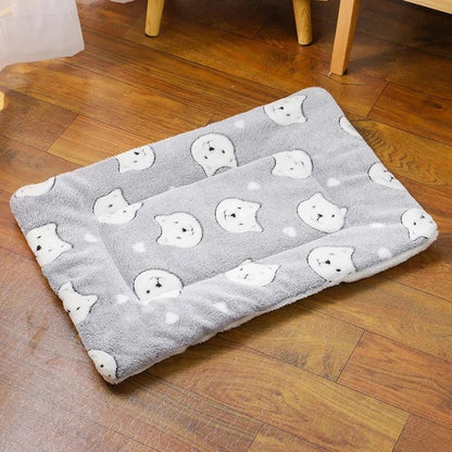 Flanellen slaapmat voor honden en katten