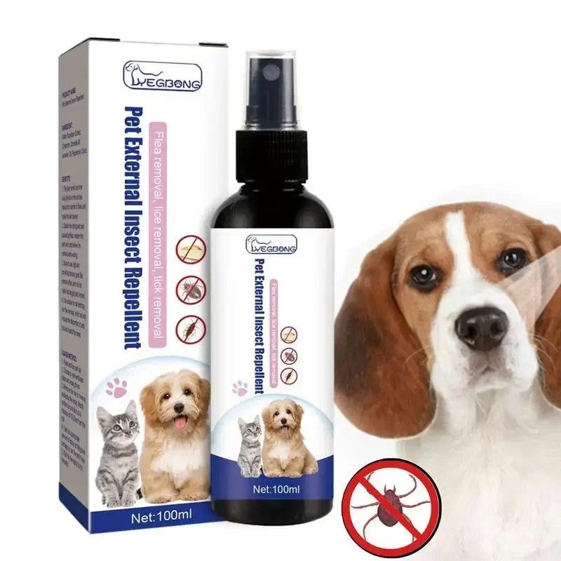 Huisdier vachtspray van 100 ml met plantenextracten