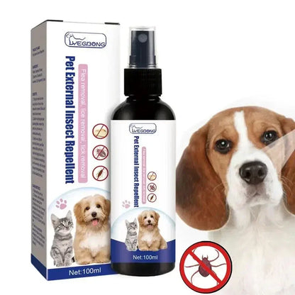 Huisdier vachtspray van 100 ml met plantenextracten