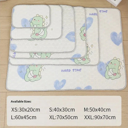 Koelmat voor honden en katten met ademend ice-silk