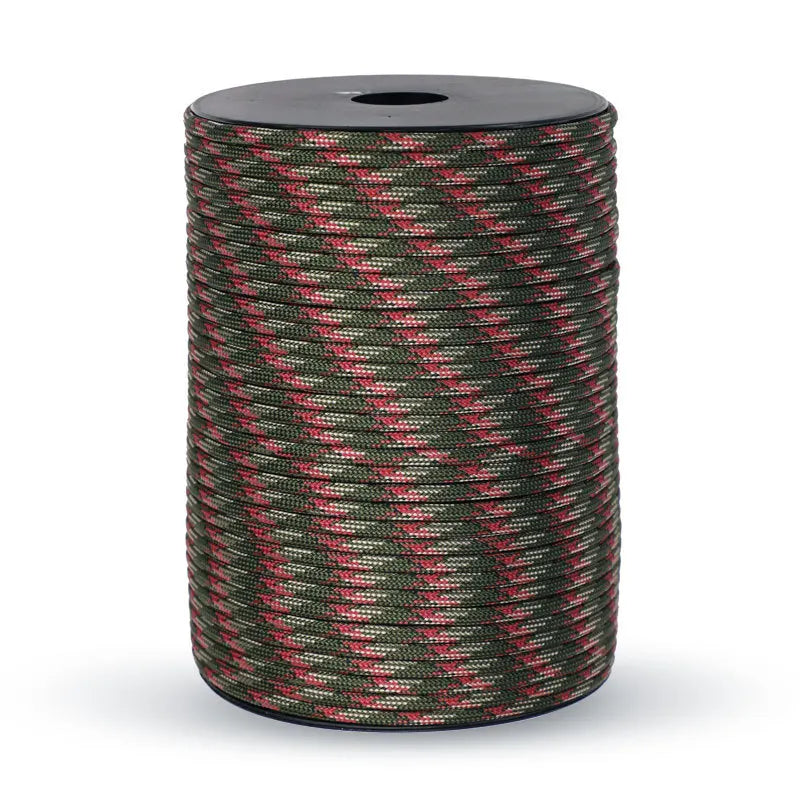 550 Paracord touw van 100 m met 9 kernen
