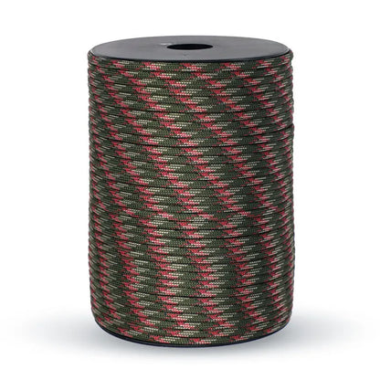 550 Paracord touw van 100 m met 9 kernen