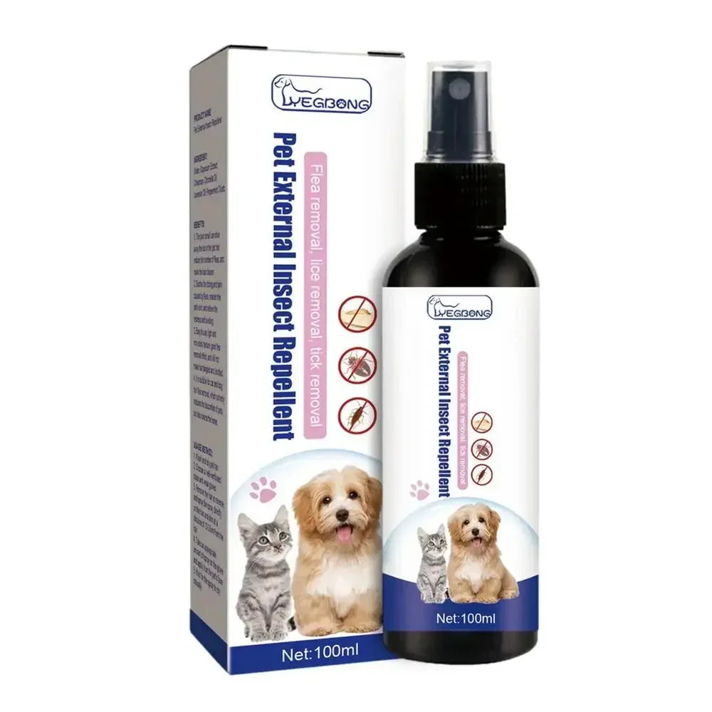 Huisdier vachtspray van 100 ml met plantenextracten