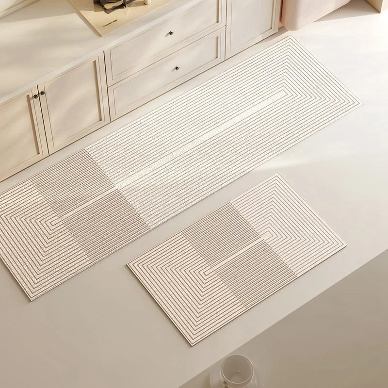 Antislip keukenmat met absorberende toplaag