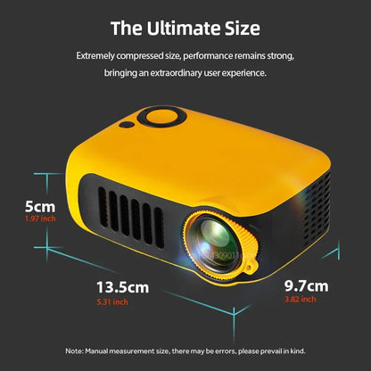 Compacte mini beamer met HDMI en multimediaondersteuning