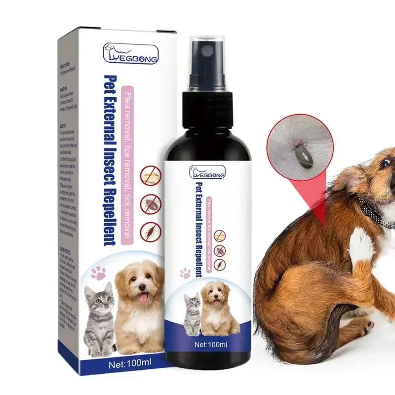 Huisdier vachtspray van 100 ml met plantenextracten