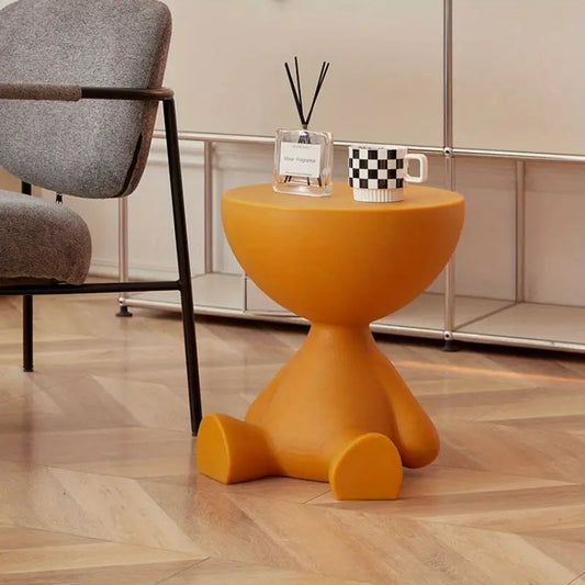 Decoratief nachtkastje met afgeronde hoeken