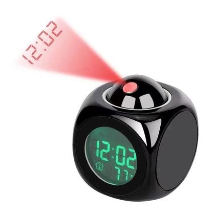 Digitale projectiewekker met led display en dubbel alarm
