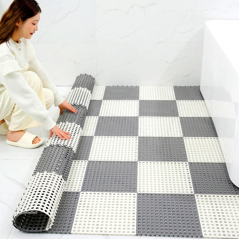 Antislip douchemat tegels met drainage