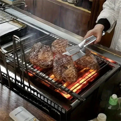 Rvs spateltang voor barbecue en keuken