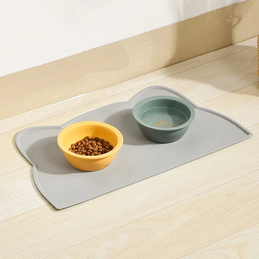 Waterdichte antislip voermat van 44x25 cm voor honden en katten