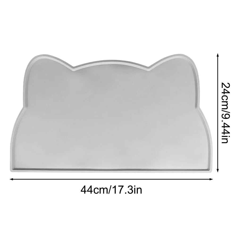 Waterdichte antislip voermat van 44x25 cm voor honden en katten