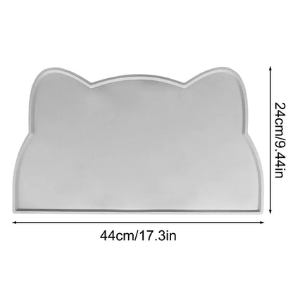 Waterdichte antislip voermat van 44x25 cm voor honden en katten