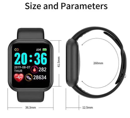 Smartwatch met Bluetooth - Hartslagmeter - Activity tracker - Waterbestendig