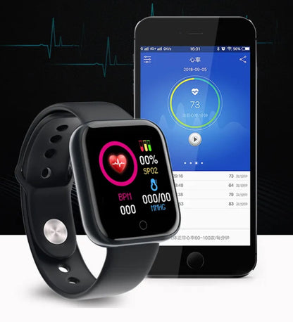 Smartwatch met Bluetooth - Hartslagmeter - Activity tracker - Waterbestendig
