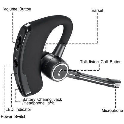 Draadloze Bluetooth Headset met Microfoon en Ruisreductie