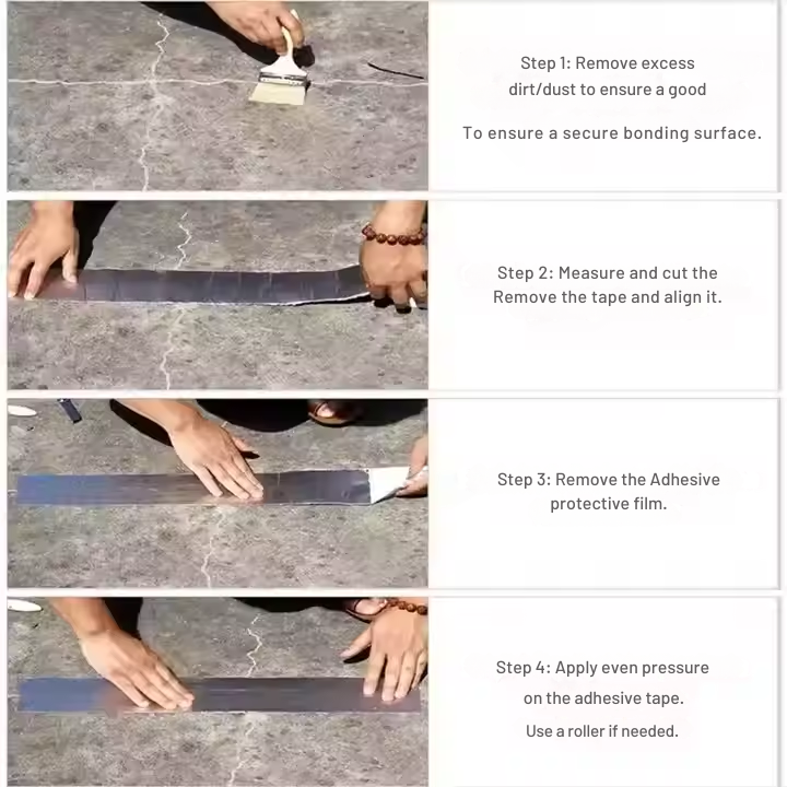 Waterdichte reparatietape met sterke kleeflaag
