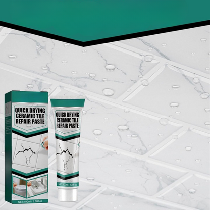 Tegelreparatiepasta van 100 ml met spatel en schuurpapier