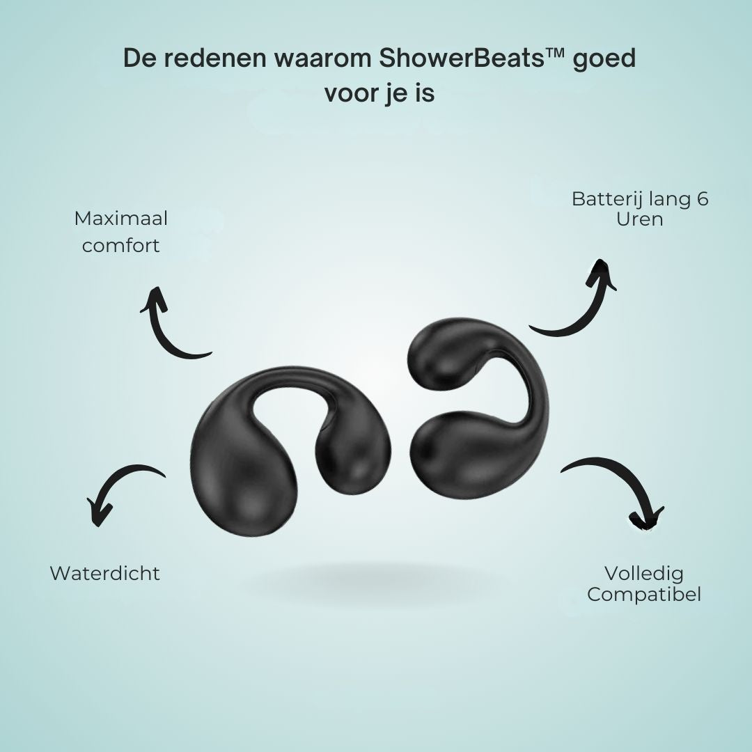 Waterdichte draadloze bluetooth oordopjes met oplaadcase