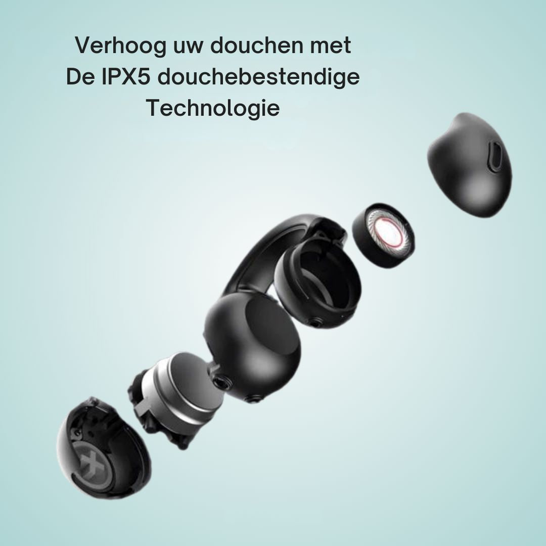 Waterdichte draadloze bluetooth oordopjes met oplaadcase