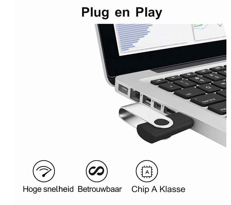 USB Geheugenstick 2 TB voor alle apparaten