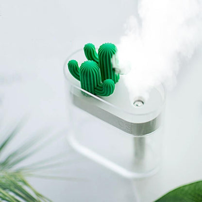 Ultrasone cactus aroma diffuser met ledverlichting van 160 ml