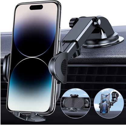 Universele Telefoonhouder Auto met Zuignap – Voorruit & Dashboard