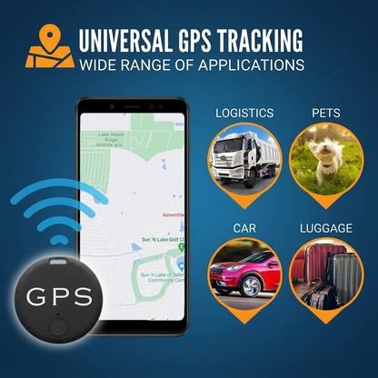 Magnetische GPS tracker met app-tracking en zoekalarm