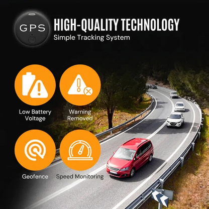Magnetische GPS tracker met app-tracking en zoekalarm