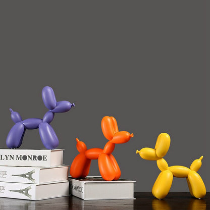 Canovo Ballonhond Beeldje van Polyresin met Matte Afwerking