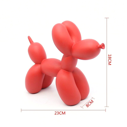 Canovo Ballonhond Beeldje van Polyresin met Matte Afwerking