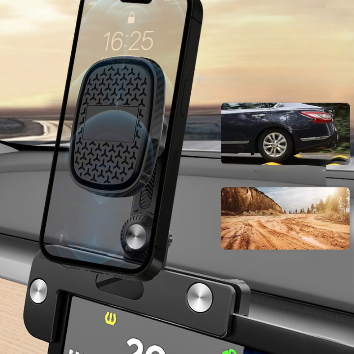Magnetische auto telefoonhouder met schermbevestiging