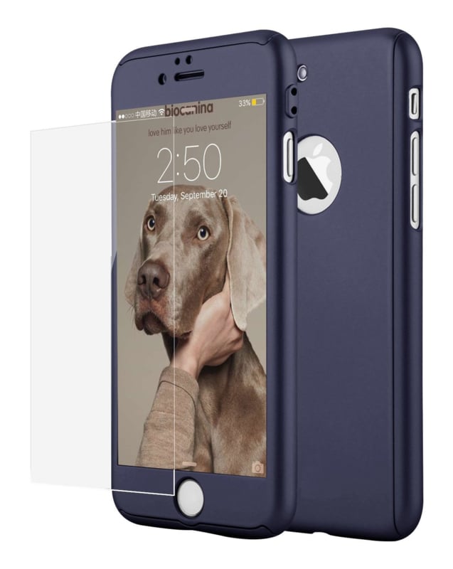 360 Graden Telefoonhoesje voor iPhone 7 Plus / 8 Plus met Screenprotector