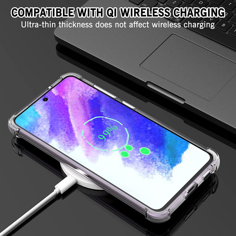 Transparant TPU telefoonhoesje met Air Cushion voor Galaxy S21 FE