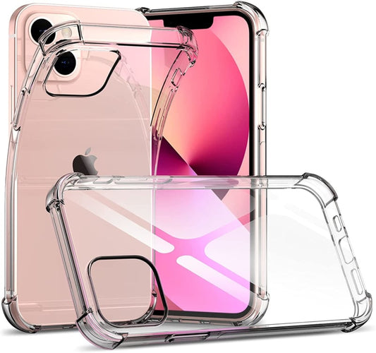 Transparant TPU hoesje met schokbestendige hoeken voor iPhone 14