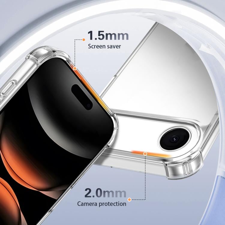 Transparant TPU telefoonhoesje met Air Cushion voor iPhone Air