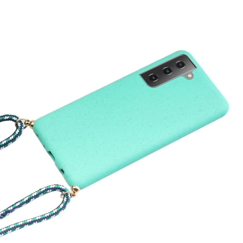 Galaxy S22 TPU hoesje met koord mint