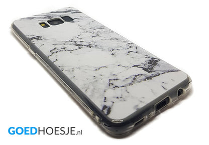 Flexibel TPU Telefoonhoesje met Marmerprint voor Samsung Galaxy S8 Plus