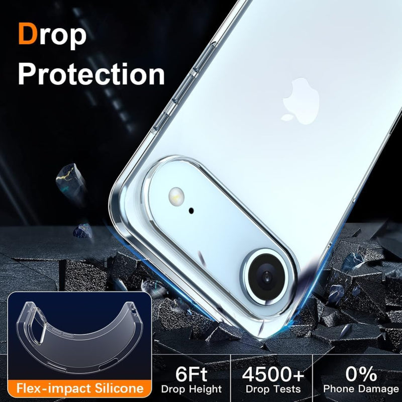 Transparant TPU telefoonhoesje voor iPhone Air met camerabescherming