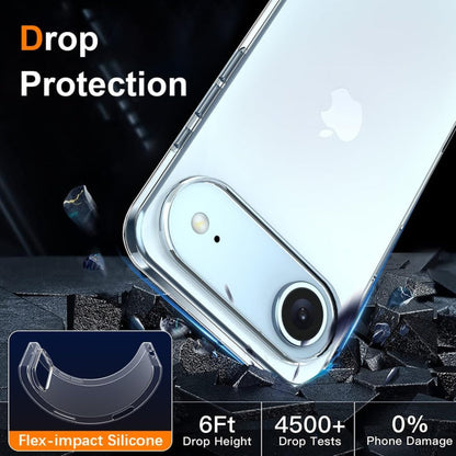 Transparant TPU telefoonhoesje voor iPhone Air met camerabescherming
