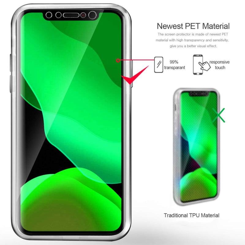 Transparant 360 graden hoesje voor iPhone 11