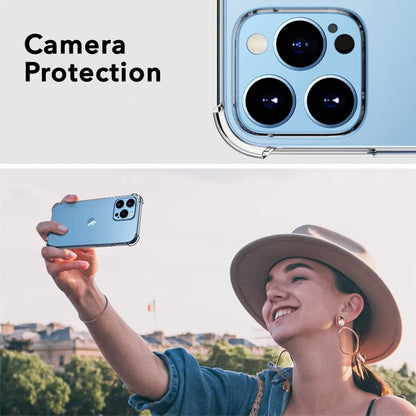 Transparant TPU hoesje met schokbestendige hoeken voor iPhone 14 Pro