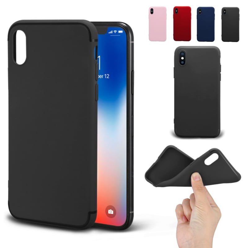 Mat TPU telefoonhoesje voor iPhone Xs Max