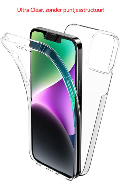 Transparant 360 graden telefoonhoesje voor iPhone 14