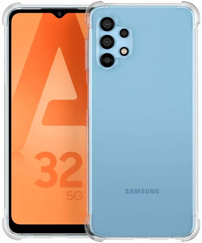 Transparant TPU hoesje met schokbestendige hoekkussens voor Samsung Galaxy A32 5G