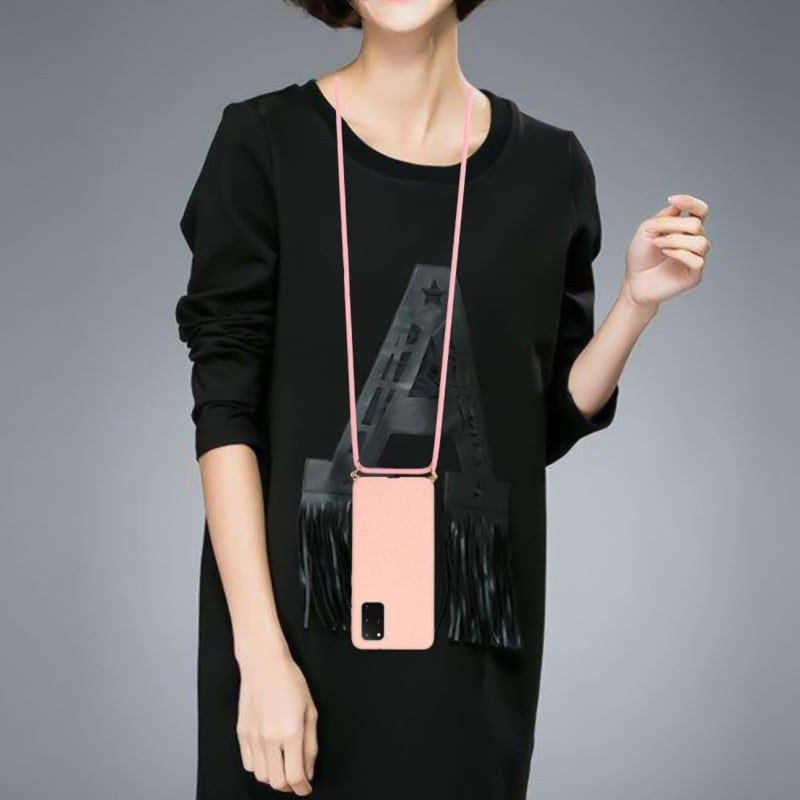 Crossbody TPU Hoesje met Verstelbaar Koord voor Galaxy S20 Plus