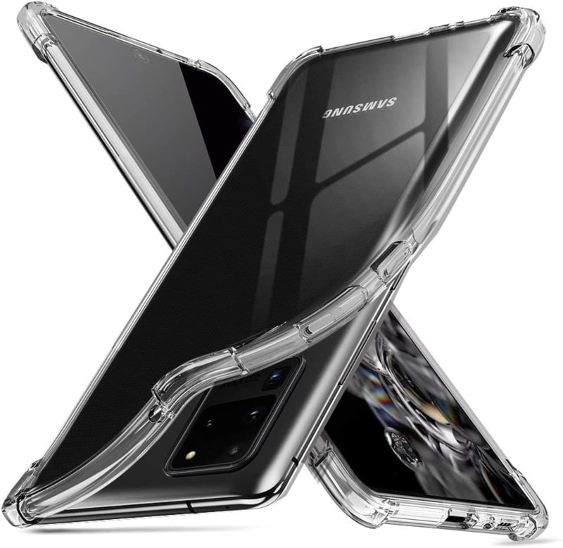 Transparant TPU telefoonhoesje met Air Cushion voor Samsung Galaxy S20 Ultra