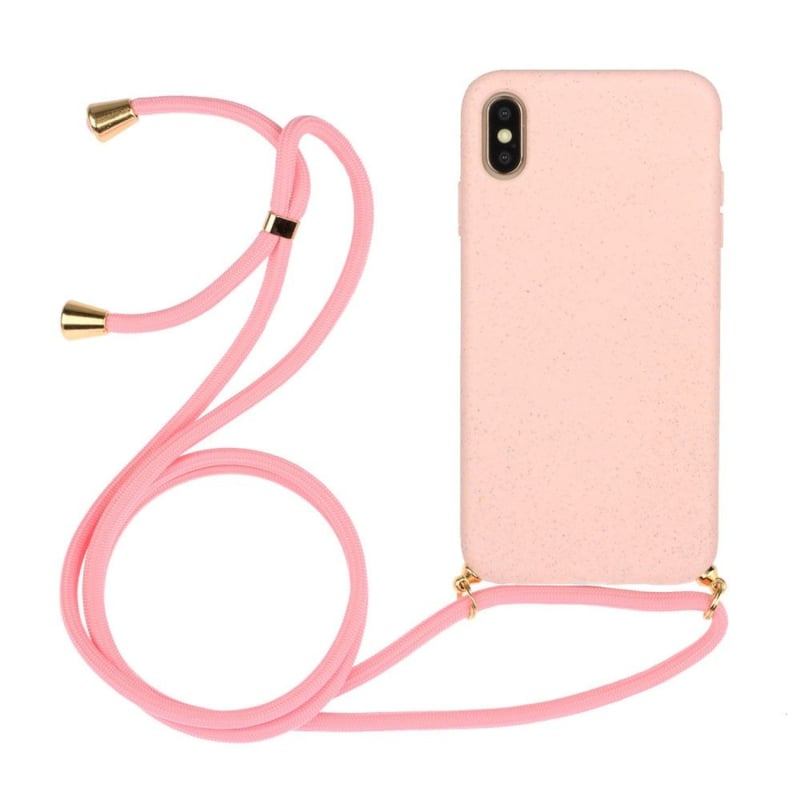 Crossbody TPU telefoonhoesje met verstelbaar koord voor iPhone X / Xs