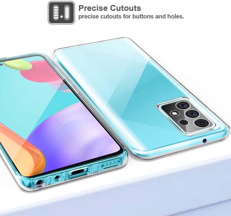 Transparant 360 graden telefoonhoesje voor Galaxy A52 / A52s